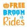 Free broom rides - humour halloween