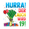 Hurra der Lauch wird 19