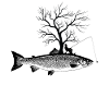 Arbre graphique - Saumon de poisson