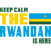 Keep calm Rwanda flag design