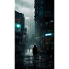 Tokyo in the rain