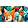 Fox Faces - Abstrakte Tierarten