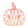 Geometric pumpkin