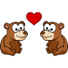Bear Comic Couple Love