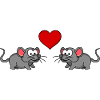 Mouse Comic Couple Love