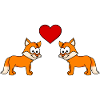 Fox Comic Couple Love