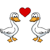 Goose Comic Couple Love