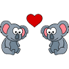 Koala Comic Couple Love