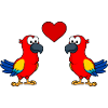 Papagai Comic Couple Love