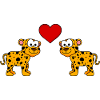 Leopard Comic Couple Love