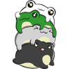 Demiromantic Pride Frog Pile Demiromantic