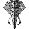 Elephant Géometric