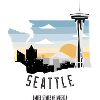 Seattle visuel dessiné