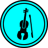 Icône de violon