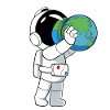Astronaut Globe Earth