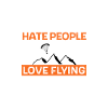 Hate people - love flying