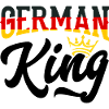 German King Germany German Flag