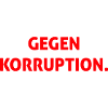 Gegen Korruption.