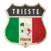 Trieste Italie Armoiries Drapeaux Design