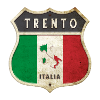 Trento Italie Armoiries Drapeaux Design