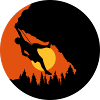 Sun Evening Climbing Silhouette