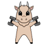 Bodybuilder Goat Fitness Motivation Gift