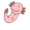 Sweet Axolotl Pink