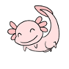 Sweet Axolotl Pink