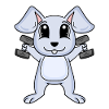 Bodybuilder Bunny Fitness Motivation Cadeau