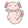 Sweet Axolotl Pink
