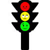 Happy traffic light - Kids motif