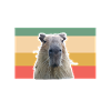 Retro Capybara Wasserschwein