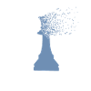 Chess queen king dispersion