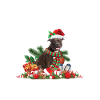 Christmas Pit Bull, Pitbull Dog
