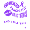 Bauchspeicheldrüsenkrebs-Hemd, geht durch Chemo