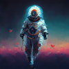 Astronaut Astral Painting