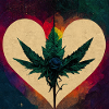 Cannabis Love Abstract
