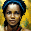 Beautiful Jamaican Women's Painting