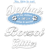 Chien paillettes Borzoi