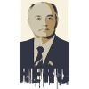 héros,graffiti,Mikhaïl Gorbatchev,Gorbatchev