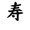Long Life Chinese Writing Character Symbol