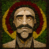 Mosaic Rasta painting