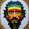 Mosaic Rasta painting
