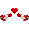 Crab Comic Couple Amour