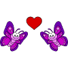 Butterfly Comic Couple Love