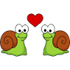 Snail Comic Couple love