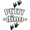 Petit dinosaure empreintes dino