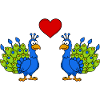 Peacock Comic Couple Love