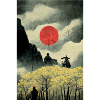 Japanese Samurai Landscape