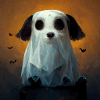 Halloween Dog Ghost